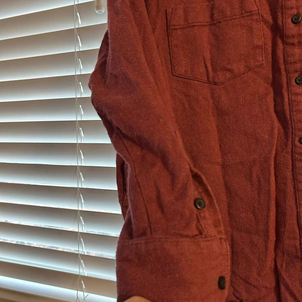 Madewell Solid Flannel Oversized Button-Down Shir… - image 4